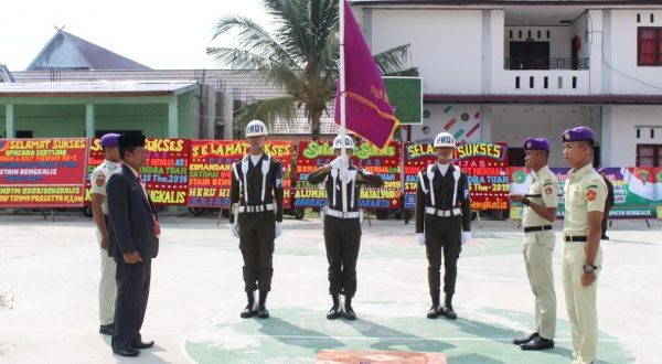 Upacara Serah Terima Jabatan Komandan Satuan & HUT ke-1 Resimen Mahasiswa Satuan 048/ Indra Tuah STAIN Bengkalis