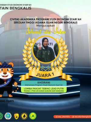 Mahasiswa Program Studi Ekonomi Syari’ah STAIN Bengkalis  Raih Medali Emas dalam PESONA I PTKN 2022