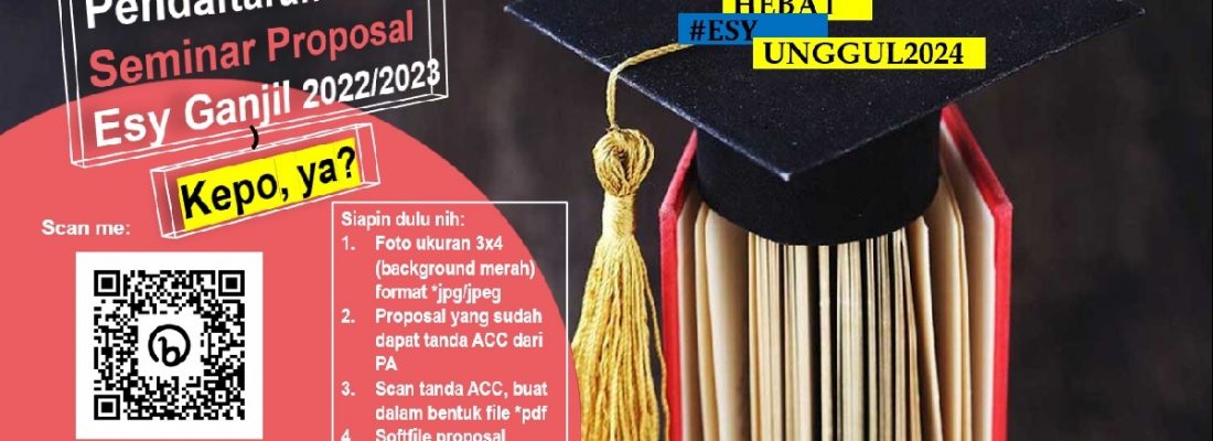 Pendaftaran Seminar Proposal TA 2022/2023