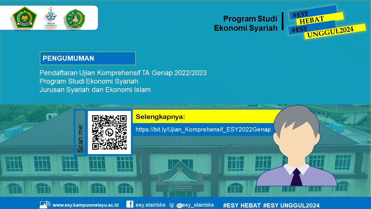 Ujian Komprehensif TA Genap 2023/2024 Program Studi Ekonomi Syariah